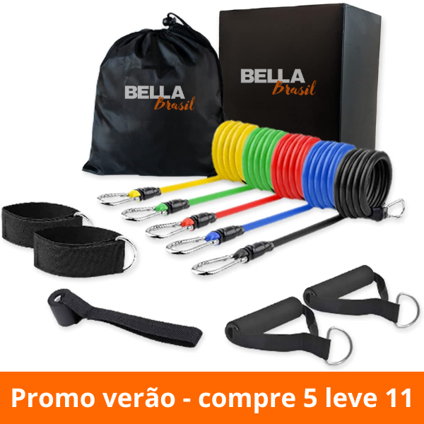 Kit de Elásticos para Treinar - compre 5 leve 11! - Bella Brasil